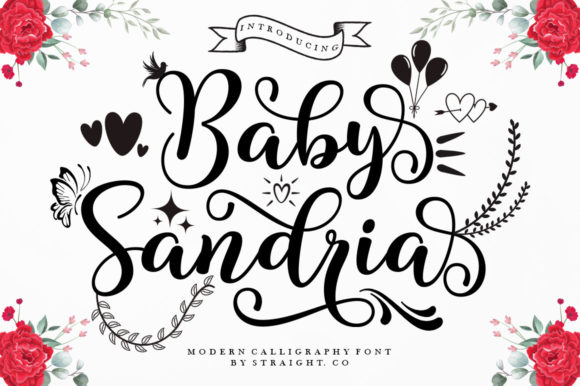 Baby Sandria: A Delicate Script Font for Web Design