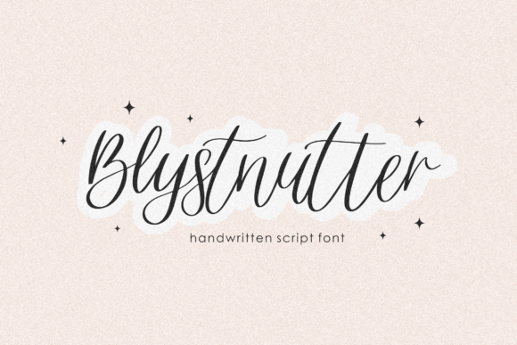 Blystnutter Font Review for Web Design