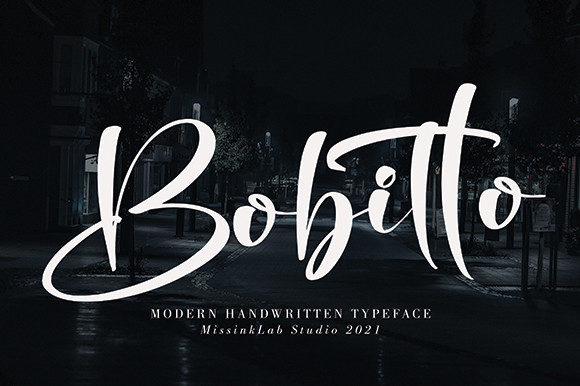 Bobitto: A Handwritten Font for Elegant Branding