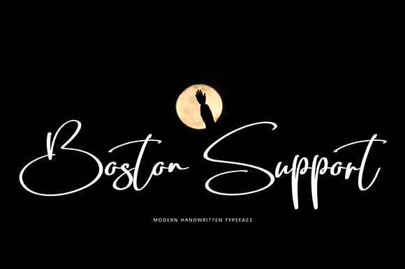 Boston Support: The Handwritten Font for Marketers