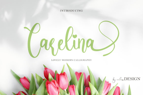 Carelina: A Handwritten Typeface for Editorial Design
