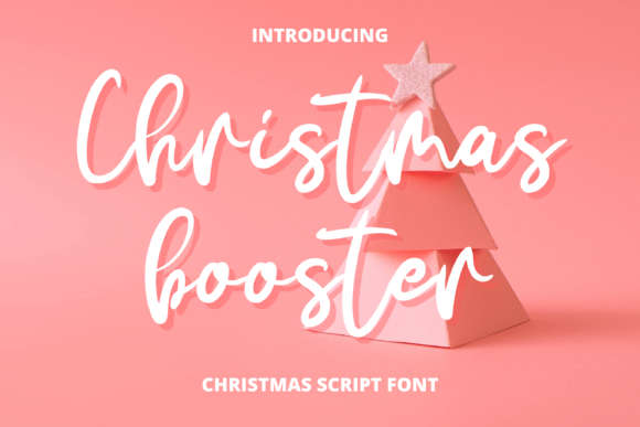 Christmas Booster: A Script Font for Digital Design