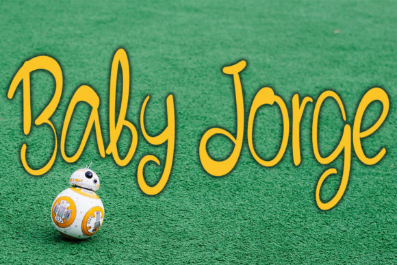 Designing with Baby Jorge: A Delicate Handwritten Font