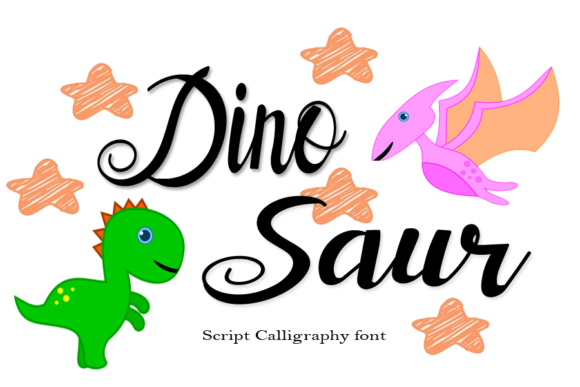Dino Saur: A Handwritten Font for Branding