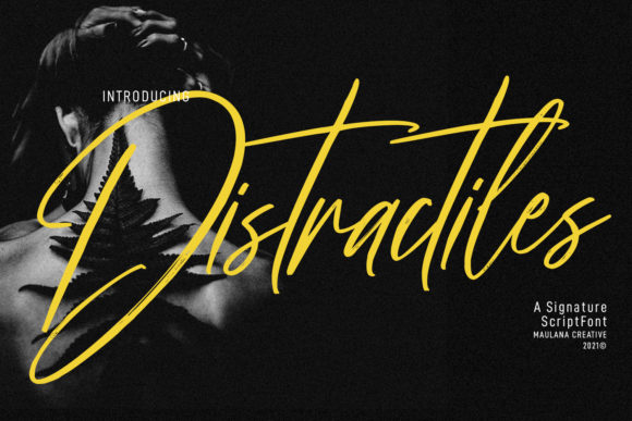 Distractiles: A Handwritten Font for Modern Web Design