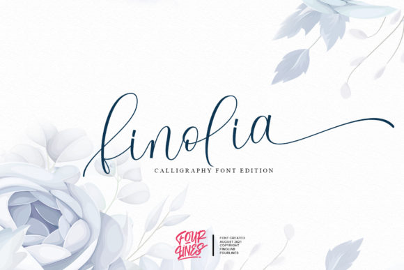 Finolia Typeface: Elegant Script for Editorial Design
