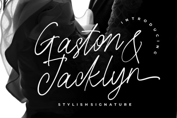 Gaston Jacklyn: The Elegant Script Font for Modern Campaigns