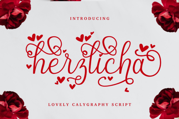 Herzlicha: A Handwritten Typeface for Editorial Warmth