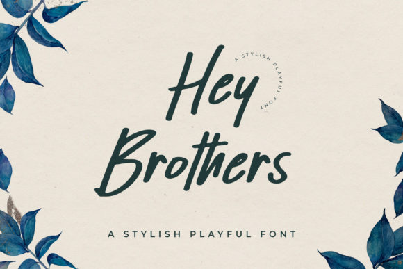 Hey Brother: A Dainty Handwritten Font for Branding