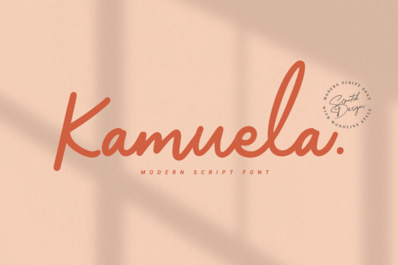 Kamuela Font: Elegant Handwritten Type for Branding