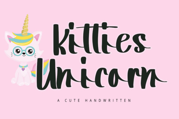 Kitties Unicorn: The Perfect Handwritten Font for Crafters