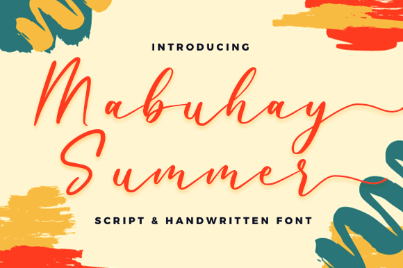 Mabuhay Summer: A Script Font for Clear Campaigns