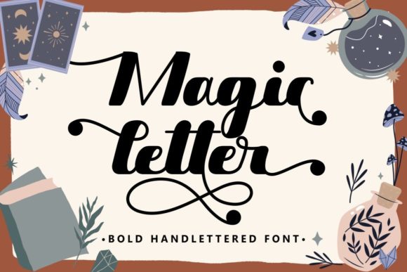 Magic Letter Font for Small Business Branding