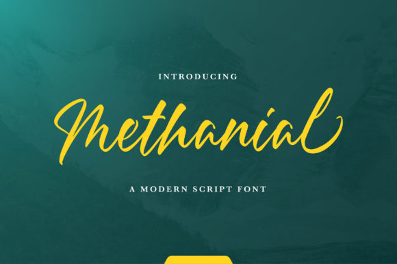 Methanial: A Fluid Handwritten Font for Editorial Design
