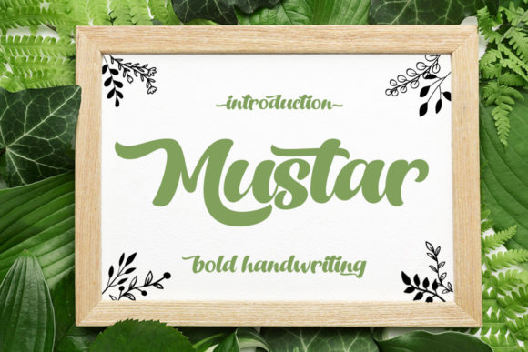 Mustar: The Handwritten Font That Elevates Small Business Branding