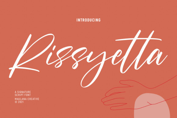 Rissyetta Signature: A Handwritten Font for Modern Web Design