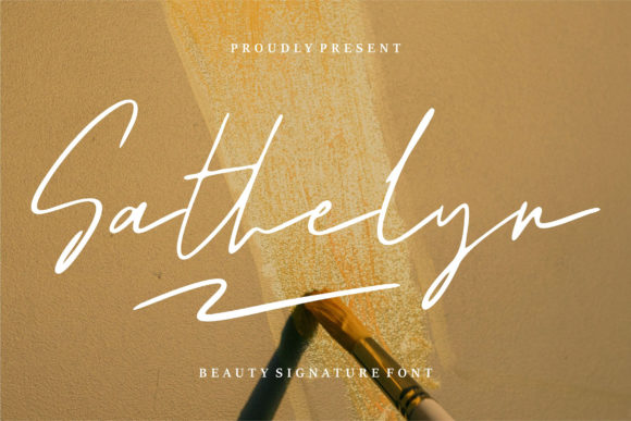 Sathelyn: A Handwritten Font for Elegant Branding