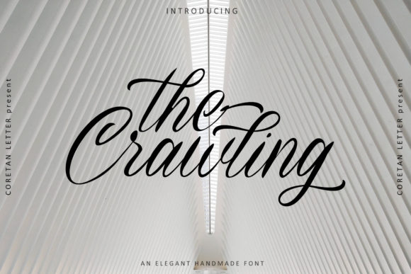 The Crawling: A Handwritten Font for Editorial Design